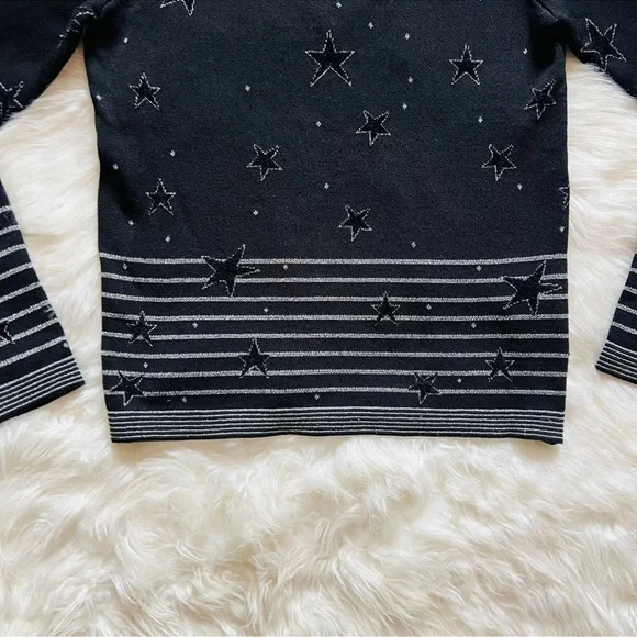 New! NAF NAF Star Cut Out Sweater - Picture 2 of 6